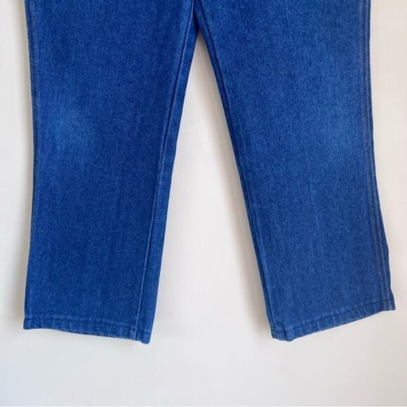 Vintage Wrangler High Rise Straight Leg Cropped Jeans - Picture 5 of 8